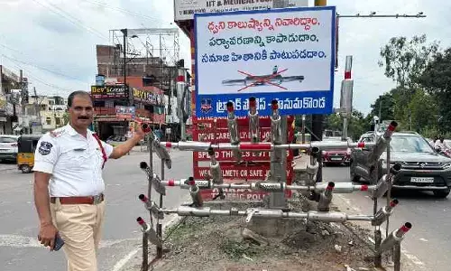 బుల్లెట్ బైకుల శబ్దం పై హనుమకొండ ట్రాఫిక్ పోలీసుల అప్రమత్తత..