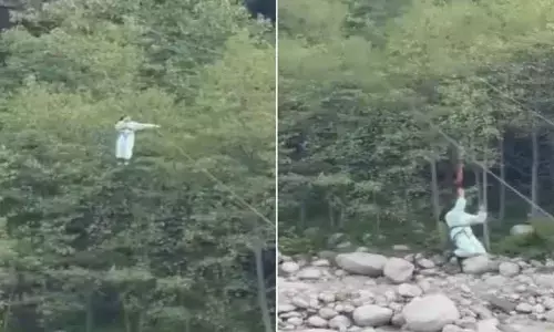 Manali Zipline: మనాలిలో తెగిన జిప్ లైన్.. లోయలో పడిన యువతి