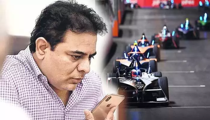 కేటీఆర్ సెల్ ఫోన్ సీజ్కు ఏసీబీ యత్నం! Formula E-Car Race Case కేసులో మరో కీలక పరిణామం కేటీఆర్ సెల్ ఫోన్ సీజ్కు ఏసీబీ యత్నం! Formula E-Car Race Case కేసులో మరో కీలక పరిణామం