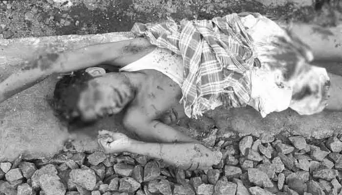 రైలు ప్రమాదంలో గుర్తు తెలియని వ్యక్తి మృతి రైలు ప్రమాదంలో గుర్తు తెలియని వ్యక్తి మృతి