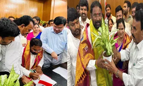 Vakiti Srihari: బాధ్య‌తలు స్వీక‌రించిన మంత్రి వాకిటి శ్రీహ‌రి