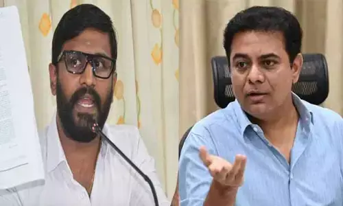 Balmuri Venkat: 3 సార్లు కాదు 300 సార్లు పిలిచినా వెళ్లాల్సిందే.. కేటీఆర్ కు బల్మూరి వెంకట్ కౌంటర్