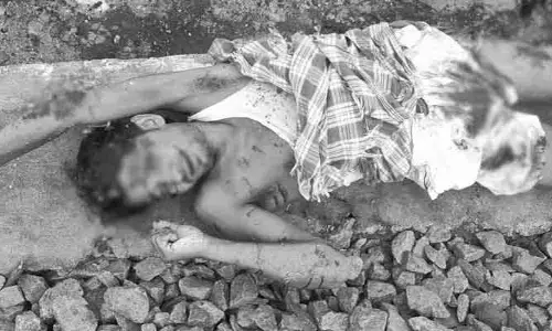 రైలు ప్రమాదంలో గుర్తు తెలియని వ్యక్తి మృతి