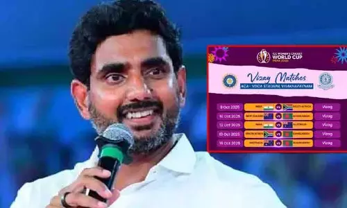 సంతోషిస్తున్నా.. గర్విస్తున్నా: విశాఖ వరల్డ్ కప్ మ్యాచ్‌లపై లోకేశ్ హర్షం
