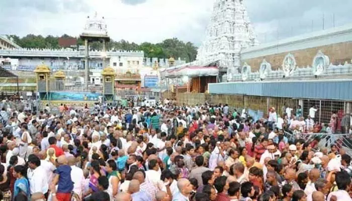 తిరుమల భక్తులకు అలర్ట్.. శ్రీవారి దర్శనానికి సమయం ఎంతంటే? తిరుమల భక్తులకు అలర్ట్.. శ్రీవారి దర్శనానికి సమయం ఎంతంటే?