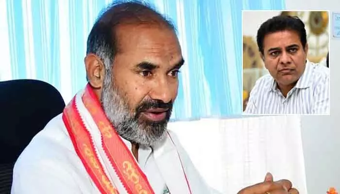 కేటీఆర్ కనీసం సిగ్గైనా ఉండాలి కదా.. విప్ ఆది శ్రీనివాస్ సెన్సేషనల్ కామెంట్స్ కేటీఆర్ కనీసం సిగ్గైనా ఉండాలి కదా.. విప్ ఆది శ్రీనివాస్ సెన్సేషనల్ కామెంట్స్