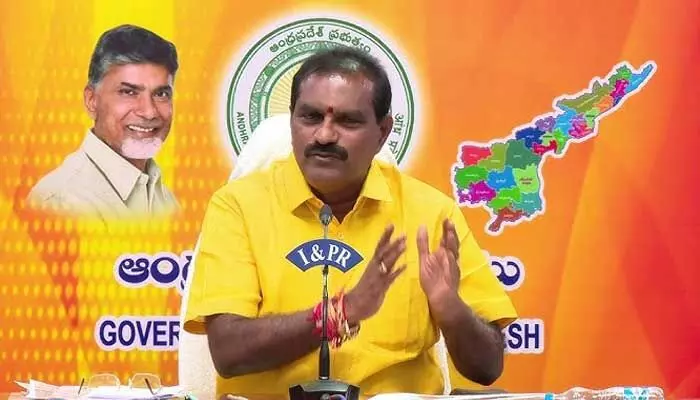 ‘బనకచర్ల’ ప్రాజెక్టు నిర్మిస్తాం.. మంత్రి నిమ్మల సంచలన వ్యాఖ్యలు ‘బనకచర్ల’ ప్రాజెక్టు నిర్మిస్తాం.. మంత్రి నిమ్మల సంచలన వ్యాఖ్యలు