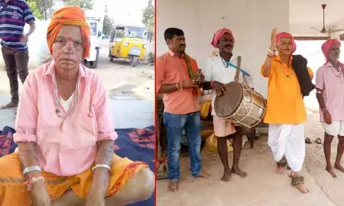 ఒగ్గు కథకు ఊపిరై.. జానపదాన్ని బతికిస్తున్న జమ్మ మల్లారి