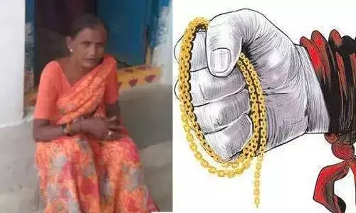 బాబోయ్ దొంగలు.. వృద్ధురాలి ఇంట్లోకి చొరబడిన బంగారం ఎత్తు కెళ్ళిన దొంగలు..