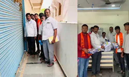 పరిగిలో కృష్ణవేణి టాలెంట్  పాఠశాలకు నోటీసులు