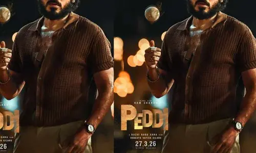 ‘పెద్ది’ నుంచి రామ్‌బుజ్జి పోస్టర్ రిలీజ్.. మాస్ అండ్ సీరియస్ లుక్‌లో ఆకట్టుకుంటున్న స్టార్ యాక్టర్