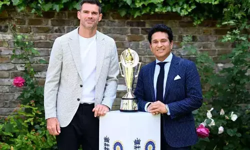Anderson-Tendulkar Trophy : అండర్సన్-టెండూల్కర్ ట్రోఫీ ఆవిష్కరణ