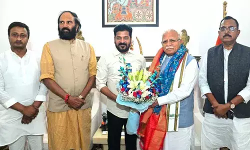 హైద‌రాబాద్ మెట్రో విస్తరణకు అనుమ‌తివ్వండి.. కేంద్రమంత్రి ఖట్టర్‌కు CM రేవంత్ రిక్వెస్ట్