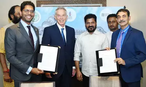 టోనీ బ్లెయిర్ సంస్థతో తెలంగాణ ఒప్పందం