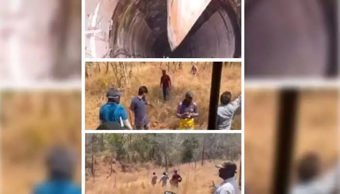 ఎస్ఎల్బీసీ సొరంగం విషాదం.. మళ్లీ ప్రారంభమైన సర్వే చర్యలు ఎస్ఎల్బీసీ సొరంగం విషాదం.. మళ్లీ ప్రారంభమైన సర్వే చర్యలు
