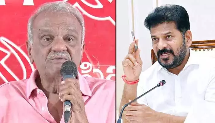 బనకచర్లపై CM రేవంత్ నిర్ణయాన్ని స్వాగతిస్తున్నాం: సీపీఐ నారాయణ బనకచర్లపై CM రేవంత్ నిర్ణయాన్ని స్వాగతిస్తున్నాం: సీపీఐ నారాయణ