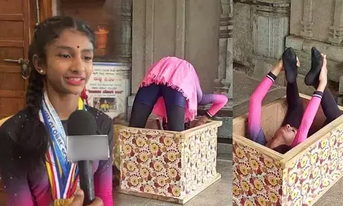 World Record: యోగాసనాలతో చిన్నారి వరల్డ్ రికార్డు.. 12 ఏళ్ల రిత్వీ కళ్లు చెదిరేలా ఆసనాలు