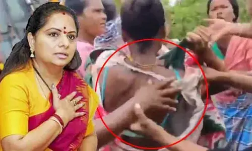 గిరిజన అడబిడ్డలపై పైశాచికత్వం.. ఇదేనా ఇందిరమ్మ రాజ్యం: ఎమ్మెల్సీ కవిత హాట్ ట్వీట్