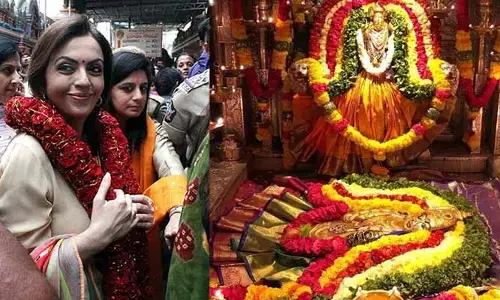బల్కంపేట ఎల్లమ్మ ఆలయానికి నీతా అంబానీ భారీ విరాళం