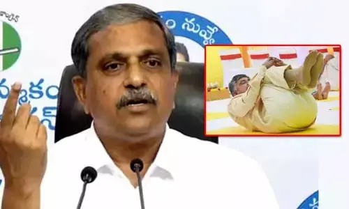 పాలనను వదిలేసి ‘యోగా’ అంటూ తిరుగుతున్నారు: చంద్రబాబుపై సజ్జల ఫైర్