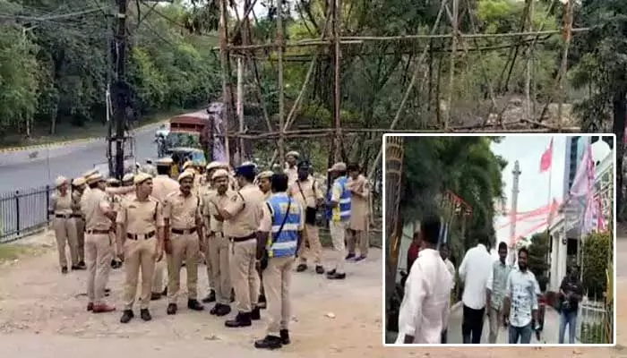 Telangana Bhavan: తెలంగాణ భవన్ ఎదుట భారీగా పోలీసులు.. ఎందుకు వచ్చారంటే? Telangana Bhavan: తెలంగాణ భవన్ ఎదుట భారీగా పోలీసులు.. ఎందుకు వచ్చారంటే?