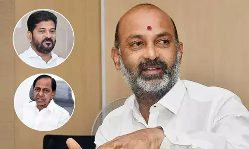 KCR కుటుంబాన్ని రేవంతే రక్షిస్తున్నాడు.. దానికి ఇదే నిదర్శనం: బండి సంజయ్ హాట్ కామెంట్స్