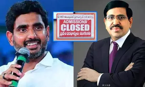 ఆ స్కూల్లో అడ్మిషన్లు క్లోజ్: మంత్రి నారాయణను ప్రశంసిన నారా లోకేశ్
