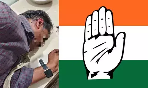 పొట్టుపొట్టు కొట్టుకున్న కాంగ్రెస్ కార్యకర్తలు.. ఎమ్మెల్యే ముందే..!