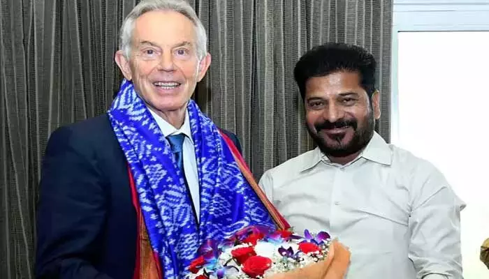 CM Revanth Reddy : తెలంగాణ రైజింగ్ 2047 భేష్.. సీఎం రేవంత్ రెడ్డికి టోనీ బ్లెయిర్ లేఖ CM Revanth Reddy : తెలంగాణ రైజింగ్ 2047 భేష్.. సీఎం రేవంత్ రెడ్డికి టోనీ బ్లెయిర్ లేఖ