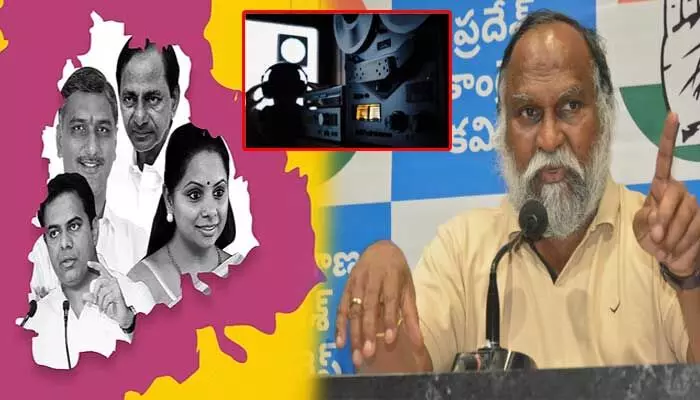 మొగుడు పెళ్లాల మాటలు కూడా రికార్డు చేశారు కొడుకులు’.. కేసీఆర్ ఫ్యామిలీపై జగ్గారెడ్డి ఘాటు వ్యాఖ్యలు మొగుడు పెళ్లాల మాటలు కూడా రికార్డు చేశారు కొడుకులు’.. కేసీఆర్ ఫ్యామిలీపై జగ్గారెడ్డి ఘాటు వ్యాఖ్యలు