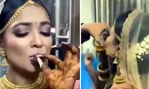 మందేసి పెళ్లి మండపానికి వధువు.. ఓ చేతిలో గ్లాస్.. మరో చేతిలో సిగరెట్‌తో హల్ చల్.. నోరెళ్లబెట్టిన బంధువులు..