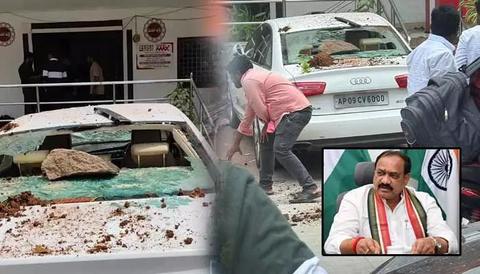 TPCC: మీడియా ఆఫీస్పై దాడి.. వారిపై చర్యలు తీసుకోవాలని టీపీసీసీ చీఫ్ డిమాండ్ TPCC: మీడియా ఆఫీస్పై దాడి.. వారిపై చర్యలు తీసుకోవాలని టీపీసీసీ చీఫ్ డిమాండ్