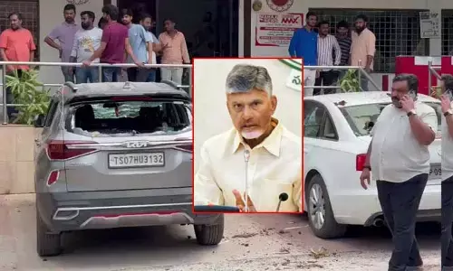 మీడియాపై దాడులేంటి?.. మహా న్యూస్ ఆఫీస్‌పై BRS దాడిని ఖండించిన CM చంద్రబాబు