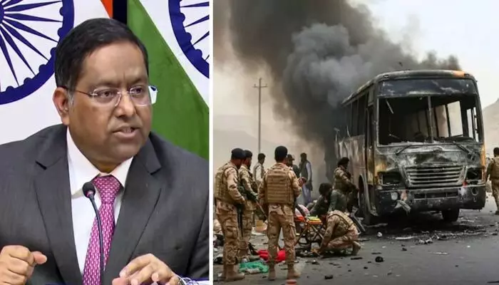 Pakistan Blames India: ఆత్మాహుతి దాడిపై పాక్ ఆరోపణలు.. తీవ్రంగా ఖండించిన భారత్ Pakistan Blames India: ఆత్మాహుతి దాడిపై పాక్ ఆరోపణలు.. తీవ్రంగా ఖండించిన భారత్