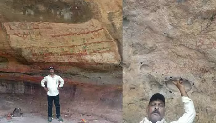 గుట్టల మధ్య గలగల.. చరిత్ర గుట్టు విప్పిన శాసనాలు గుట్టల మధ్య గలగల.. చరిత్ర గుట్టు విప్పిన శాసనాలు