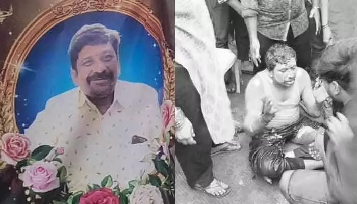అద్దె వివాదం విషాదంలోకి.. పెట్రోల్ పోసుకుని హోటల్ యజమాని ఆత్మహత్య అద్దె వివాదం విషాదంలోకి.. పెట్రోల్ పోసుకుని హోటల్ యజమాని ఆత్మహత్య