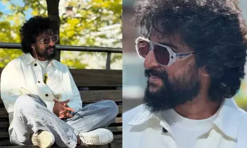 హ్యాండ్‌సమ్ లుక్‌లో టాలీవుడ్ స్టార్ హీరో.. అబ్బా ఏమున్నాడ్రా బాబు అంటూ లేడీ ఫ్యాన్స్ క్రేజీ కామెంట్స్