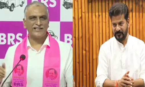 నీళ్లు ఆంధ్రాకు.. నిధులు ఢిల్లీకి.. ఇదే రేవంత్ పాలన: హరీశ్ రావు హాట్ కామెంట్స్