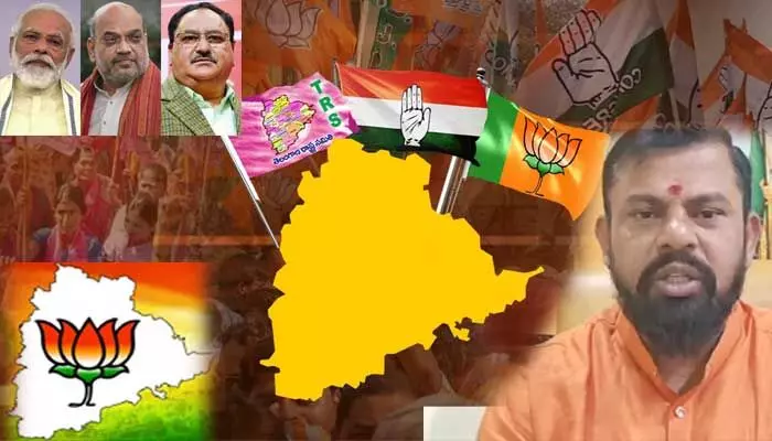 T BJP: తెలంగాణలో మరో ఉప ఎన్నిక!.. బీజేపీ హైకమాండ్ ఖతర్నాక్ ప్లాన్? T BJP: తెలంగాణలో మరో ఉప ఎన్నిక!.. బీజేపీ హైకమాండ్ ఖతర్నాక్ ప్లాన్?