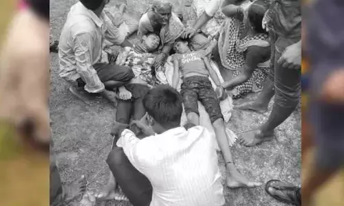 ఆదిలాబాద్‌ జిల్లాలో విషాదం.. నీటి గుంటలో పడి ఇద్దరు చిన్నారుల మృతి