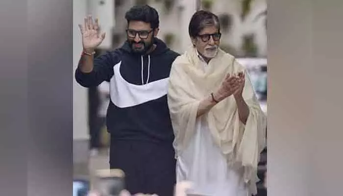 అభిషేక్ నటనపై అమితాబ్ ఆనందం.. అభిషేక్ నటనపై అమితాబ్ ఆనందం..