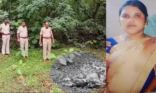 భార్యను హత్య చేసిన భర్త.. పూజల పేరుతో అడవిలోకి తీసుకెళ్లి హత్య..