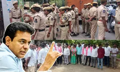 సవాళ్లు.. ప్రతిసవాళ్ల హోరు..  కాసేపట్లో ప్రెస్‌క్లబ్‌కు రానున్న కేటీఆర్