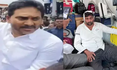 జగన్ చిత్తూరు పర్యటనలో ఉద్రిక్తత.. కార్యకర్తకు గాయాలు