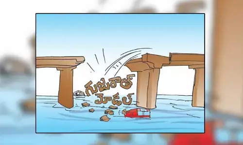 Disha Cartoon: కూలిపోతున్న గుజరాత్ మోడల్