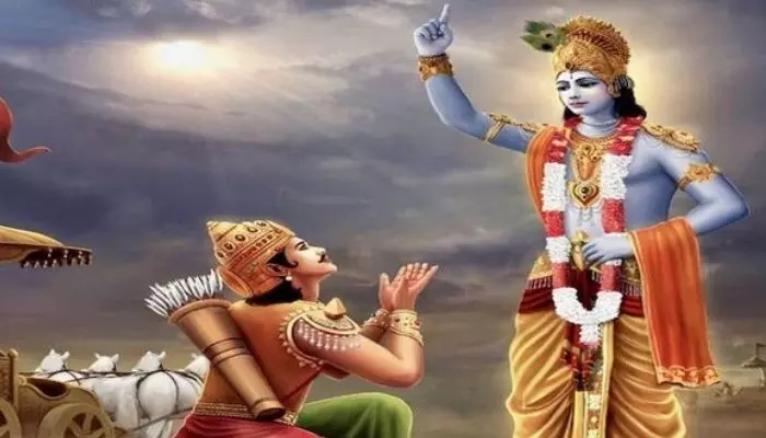 భగవద్గీతపై ఐదు నిమిషాల ఏఐ షార్ట్ఫిల్మ్.. త్వరలో విడుదల భగవద్గీతపై ఐదు నిమిషాల ఏఐ షార్ట్ఫిల్మ్.. త్వరలో విడుదల