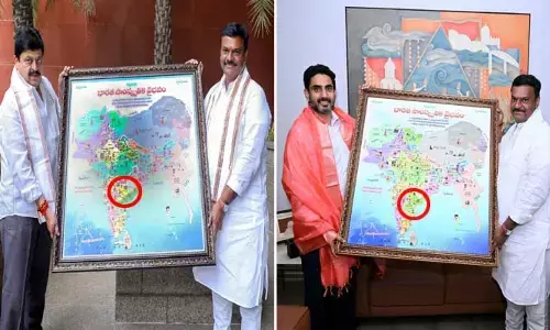 అఖండ భారత్ మ్యాప్‌‌లో తెలంగాణ మిస్సింగ్ వివాదం.. తెలంగాణ బీజేపీ ఆసక్తికర ట్వీట్
