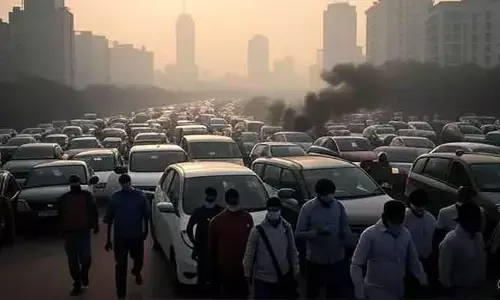 హైదరాబాదులో ఊపిరాడని వాతావరణం