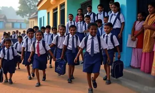 రేపు గోబల్ సమ్మిట్‌కు స్కూల్ విద్యార్ధులు.. కానీ ఒక కండిషన్!