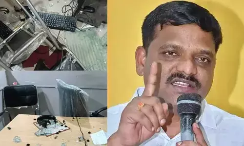 HYD: తీన్మార్ మల్లన్న కార్యాలయంపై దాడి.. ఐదు రౌండ్ల కాల్పులు జరిపిన గన్‌మెన్లు